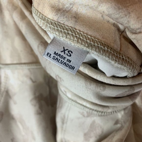 Alpine‎ Design Tights Women's XS Beige Pockets Stretch Pull On High-Rise 7262 - Picture 3 of 9